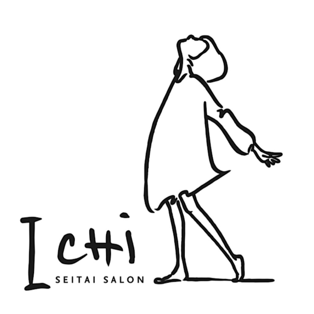 整体サロンICHIのロゴマーク｜安心と解放感を表現したイラスト